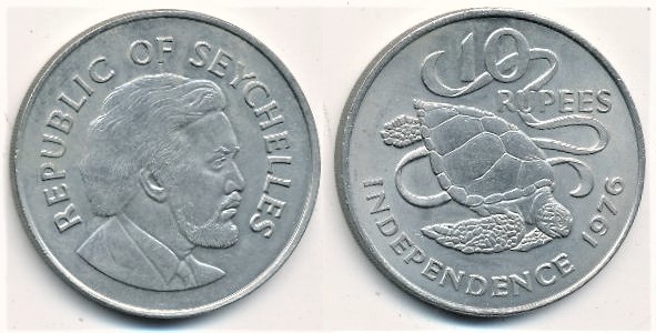 10 rupees (Unabhängigkeit)