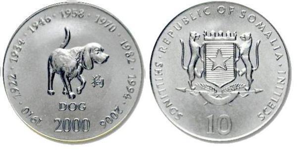 10 shillings (Hund)