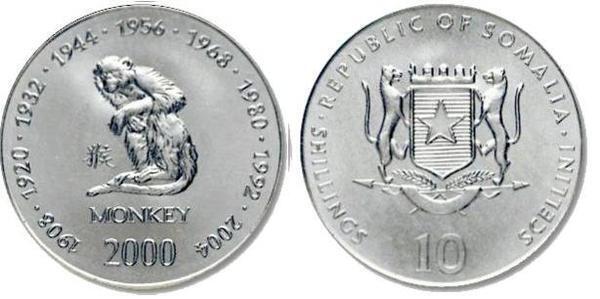 10 shillings (Affen)