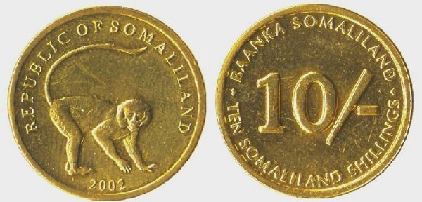 10 shillings (Affe)