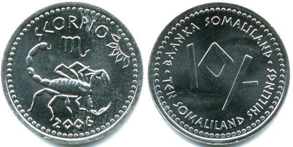 10 shillings (Horoskop-Skorpion)