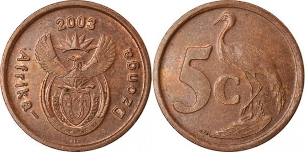 5 cents (Afrika-Dzonga)
