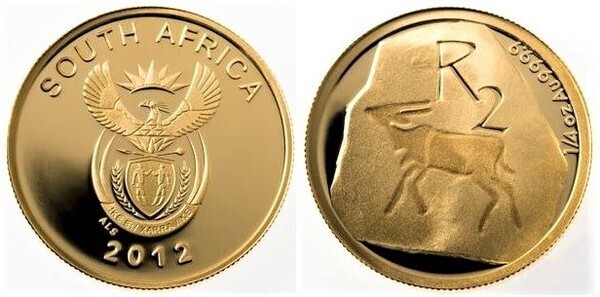 2 rand (Das Erbe der Khoisan - SÜDAFRIKA)