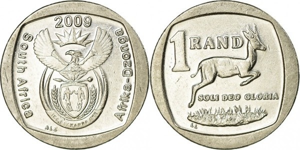 1 rand (Südafrika - Afrika Dzonga)