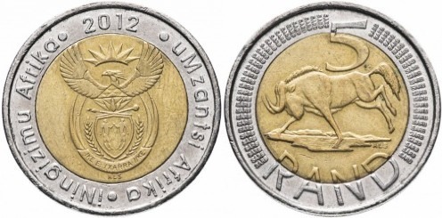 5 rand (iNingizimu Afrika - uMzantsi Afrika)