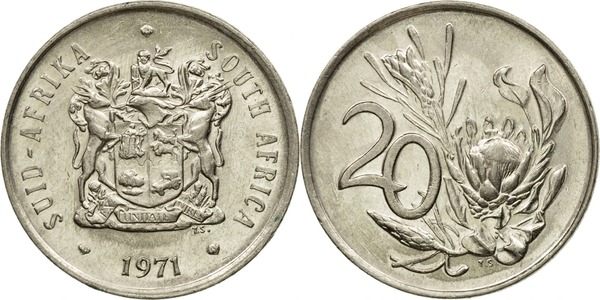 20 cents (SUID-AFRIKA - SÜDAFRIKA)