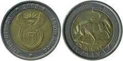 5 rand (Afrika Dzonga - South Africa)