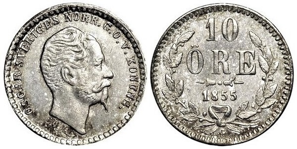 10 öre (Oscar I)