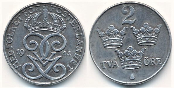 2 öre (Gustaf V)