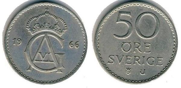 50 öre (Gustaf VI.)