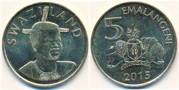 5 emalangeni (Mswati III.)