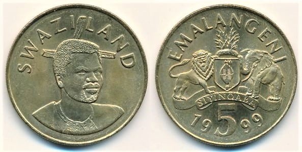 5 emalangeni (Mswati III.)