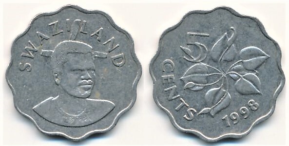 5 cents (Mswati III.)