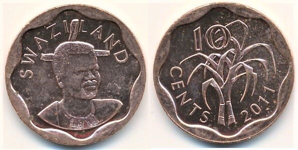 10 cents (Mswati III.)