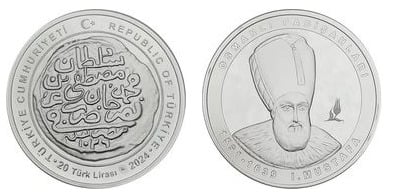 20 Lira (Mustafa I)