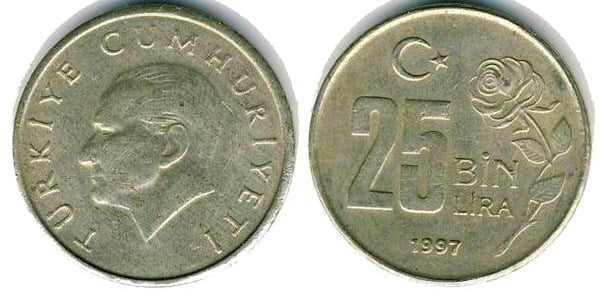 25 bin lira