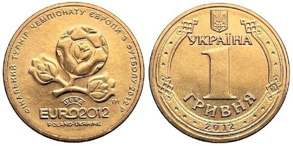 1 hryvnia (UEFA Euro 2012 Endrunde Turnier)