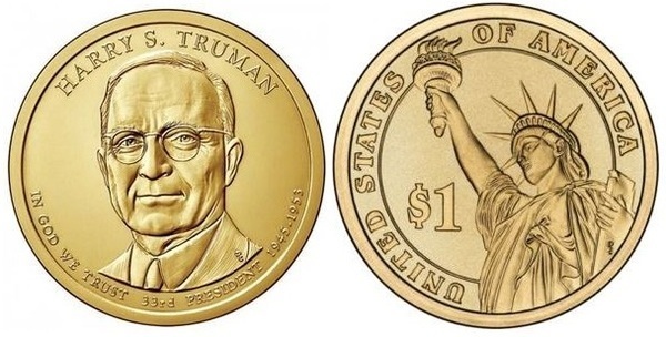 1 dollar (US-Präsidenten - Harry S. Truman)