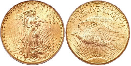 20 dollars (Saint-Gaudens, Double Eagle)