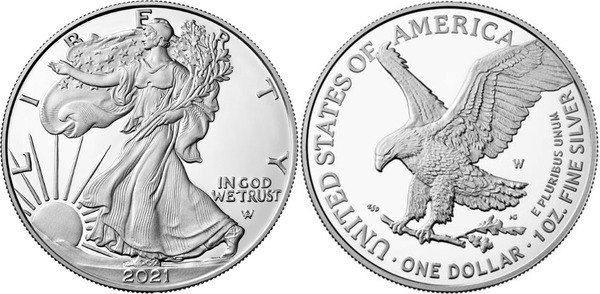 1 dollar (Walking Liberty - Typ 2)