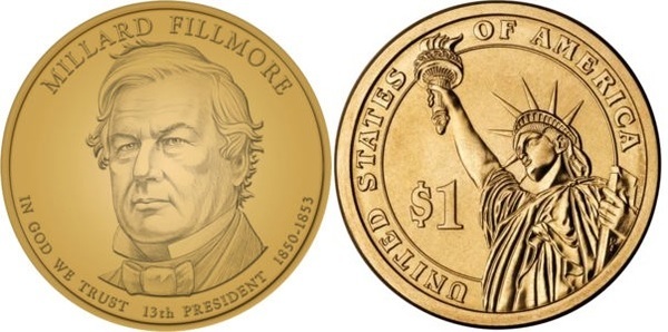 1 dollar (US-Präsidenten - Millard Fillmore)