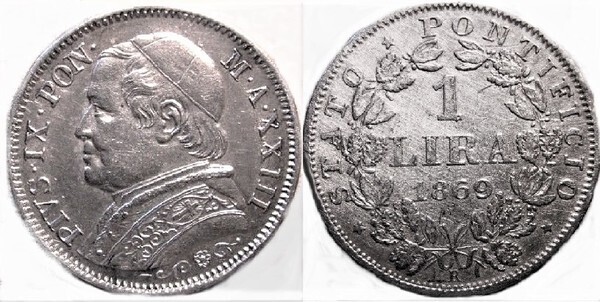 1 lira (Pius IX.)