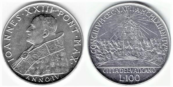 100 lire (Vatikanisches II. Ökumenisches Konzil)