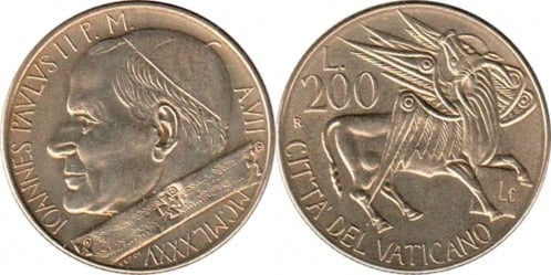 200 liras (Johannes Paul II.)