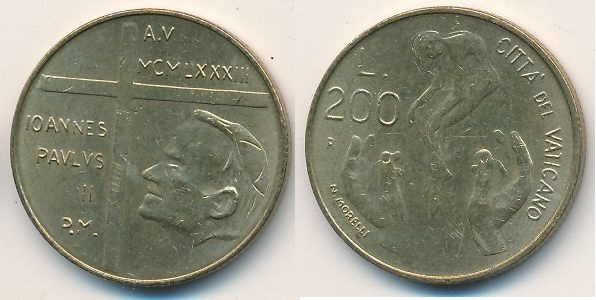 200 liras (Johannes Paul II.)