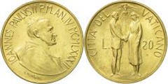 20 liras (Johannes Paul II.)