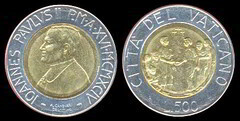 500 Lire (Johannes Paul II.)