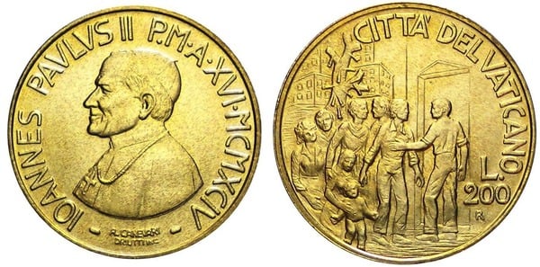 200 Lire (Johannes Paul II.)