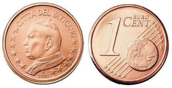 1 euro cent (Johannes Paul II.)