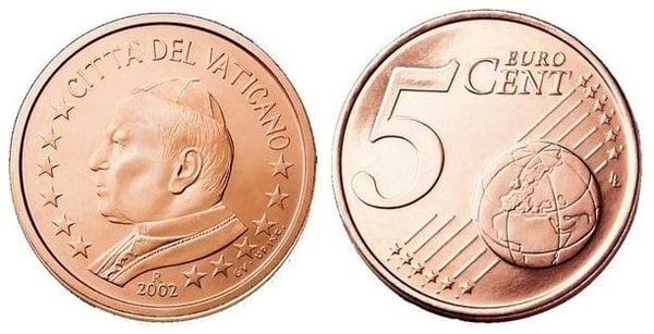 5 euro cent (Johannes Paul II.)