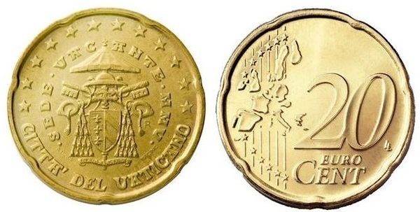 20 euro cent (Hauptsitz frei)