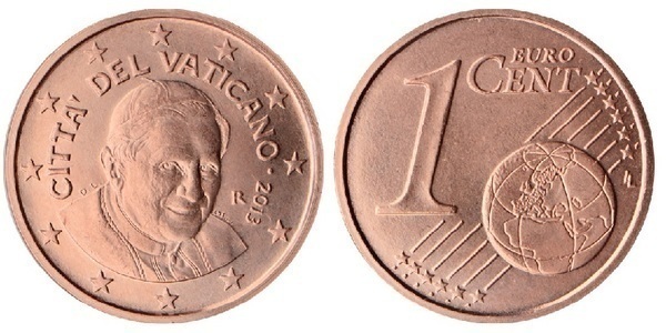 1 euro cent (Benedikt XVI.)