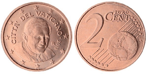 2 euro cent (Benedikt XVI.)