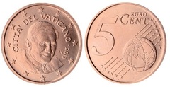 5 euro cent (Benedicto XVI)