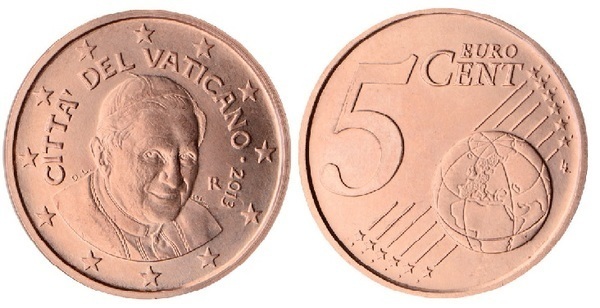 5 euro cent (Benedikt XVI.)