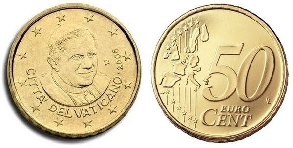 50 euro cent (Benedikt XVI.)