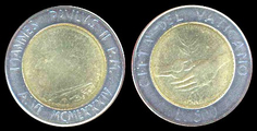 500 liras (Johannes Paul II.)