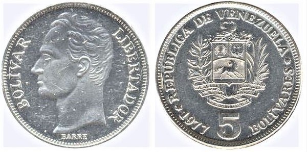 5 bolívares