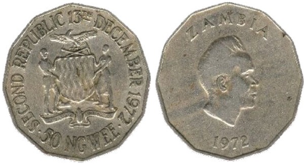 50 ngwee (Zweite Republik)