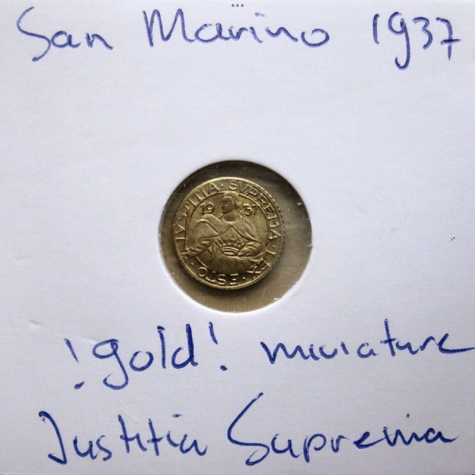 Foto 1 Nicht identifizierte Münze: Moneda SAN Marino (1)