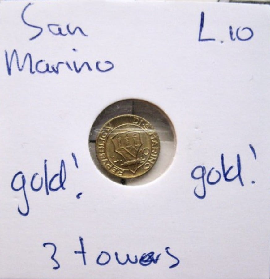 Foto 1 Nicht identifizierte Münze: Moneda San Marino